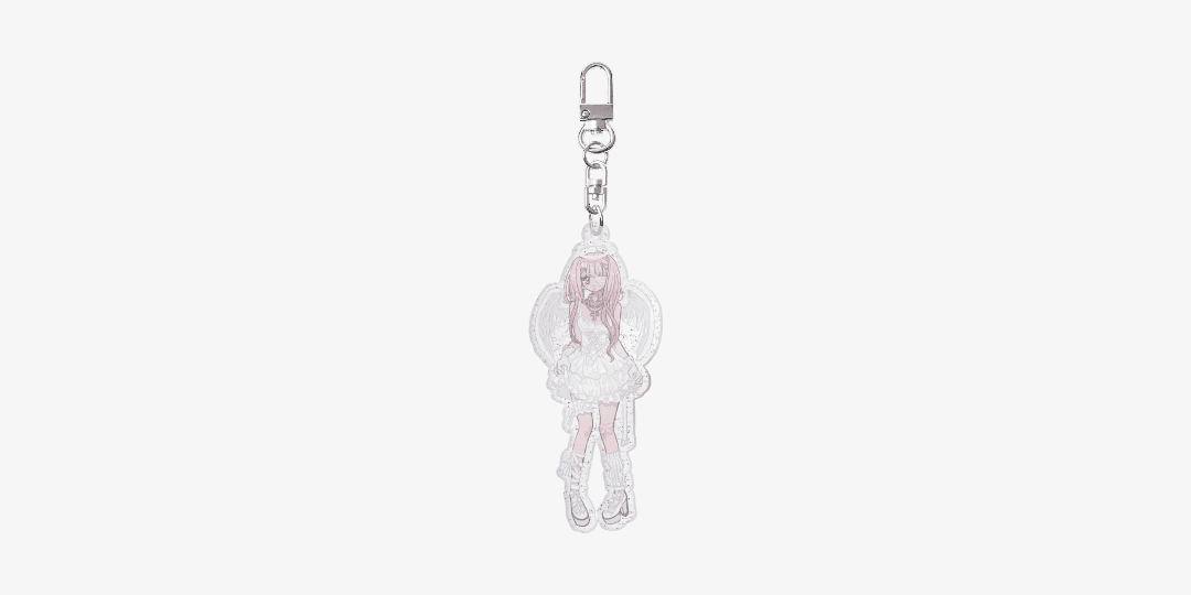 Savage Angel Keyring