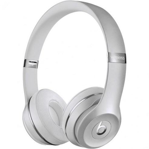 Beats Solo3 무선 온 이어 헤드폰 - Apple W1 헤드폰 칩 Class 1 블루투스 40시간 청취 시간 내장 마이크 - 블랙 (최신 모델)