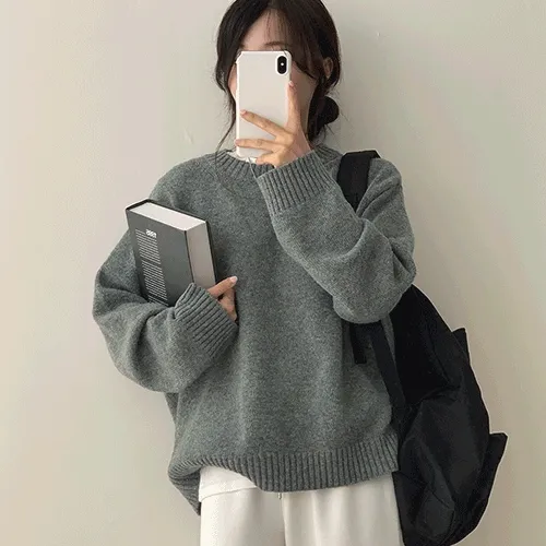 [13colors/가을 니트! ] 소프 캐시미어 라운드 니트