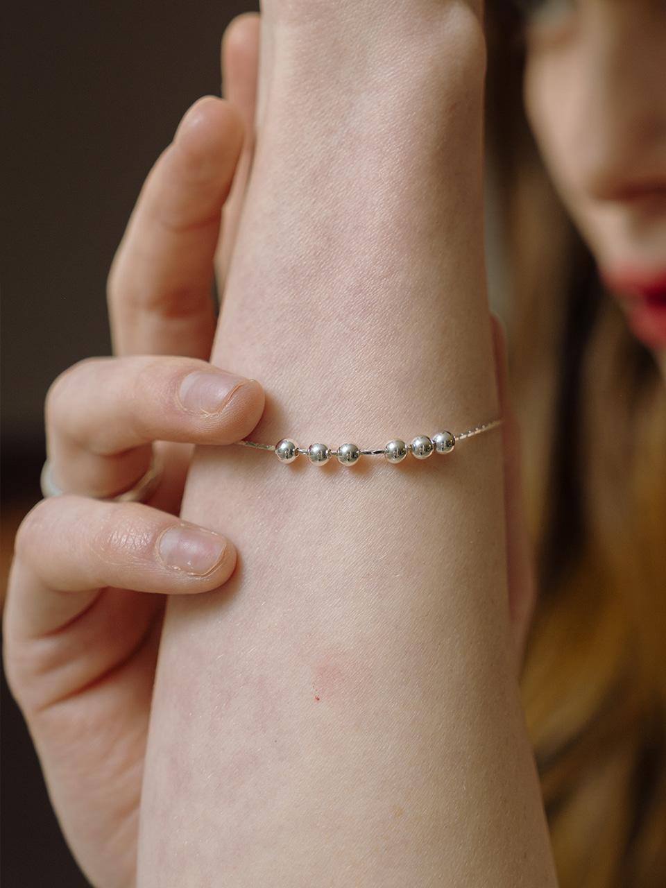 [Silver925] SD025 Mini ball bracelet