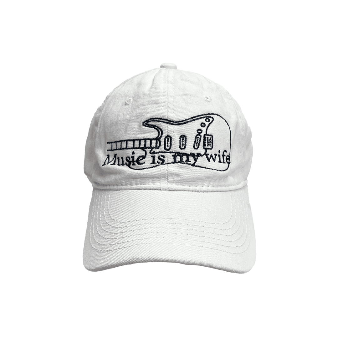 Music is my wife CAP (White)