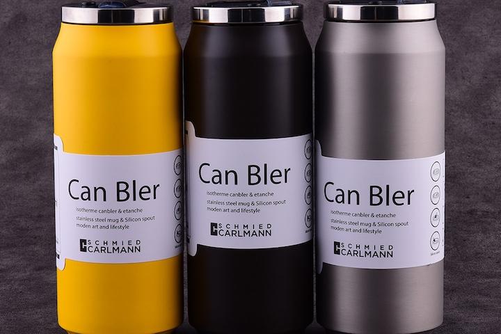 슈미트칼만 캔블러 500ml/텀블러 보온 스트로우 물병