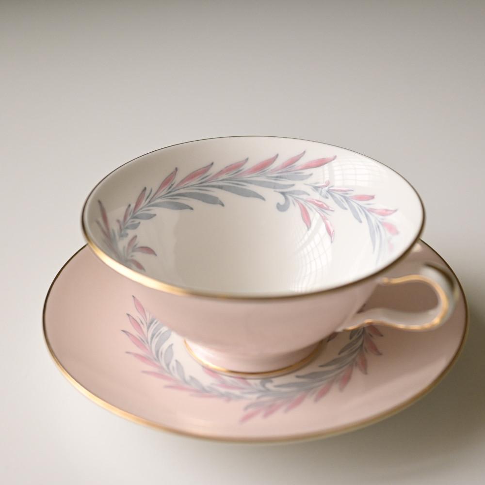 (재입고) 레어 빈티지 민튼 몰타 malta 핑크 컵&소서