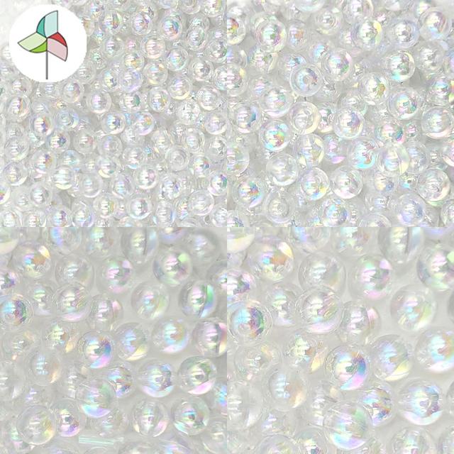45G 약 300종 아크릴비즈 (AB투명) 구슬공예 8035A