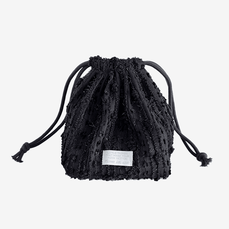 히우 팝콘 파우치 (black)