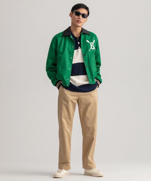 (22SS) DG72210034 7006215 헤리티지 바시티 자켓 GREEN