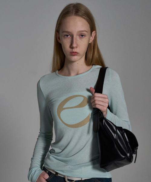 Sheering Long Sleeve Ts_Mint