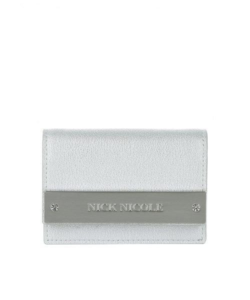 CRYSTAL ACCORDION WALLET_SILVER
