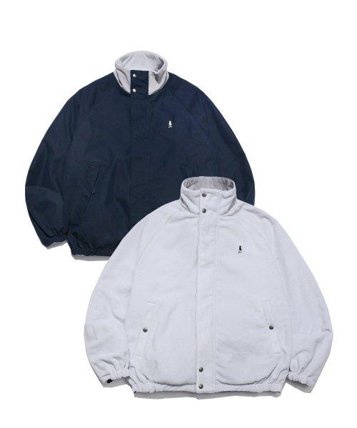 REVERSIBLE YACHT PARKA NAVY / GRAY