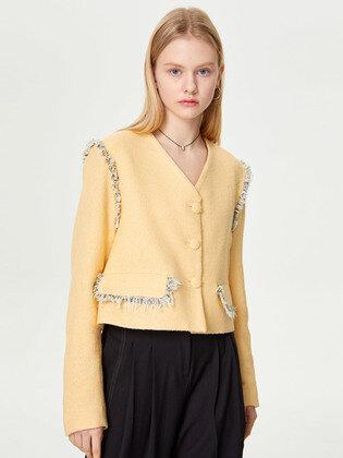 JADE TWEED JACKET YELLOW