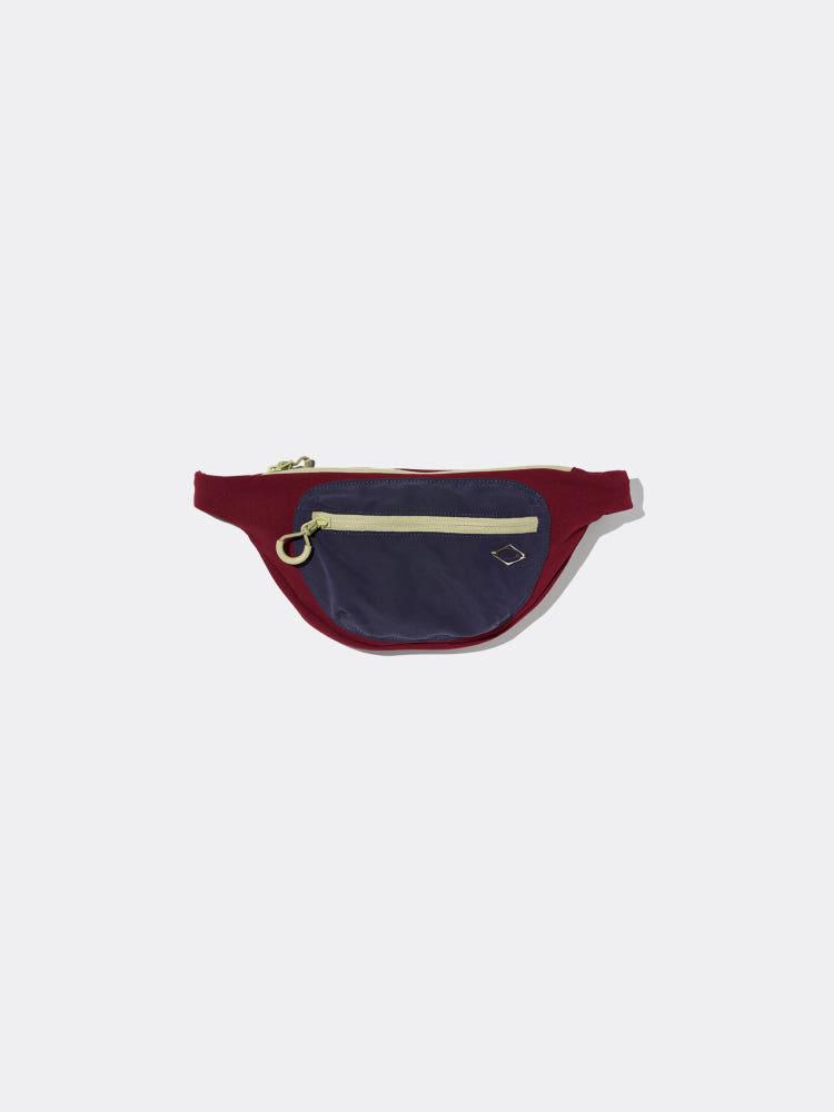 미스치프 RHOMBUS BUM BAG-RED/NAVY