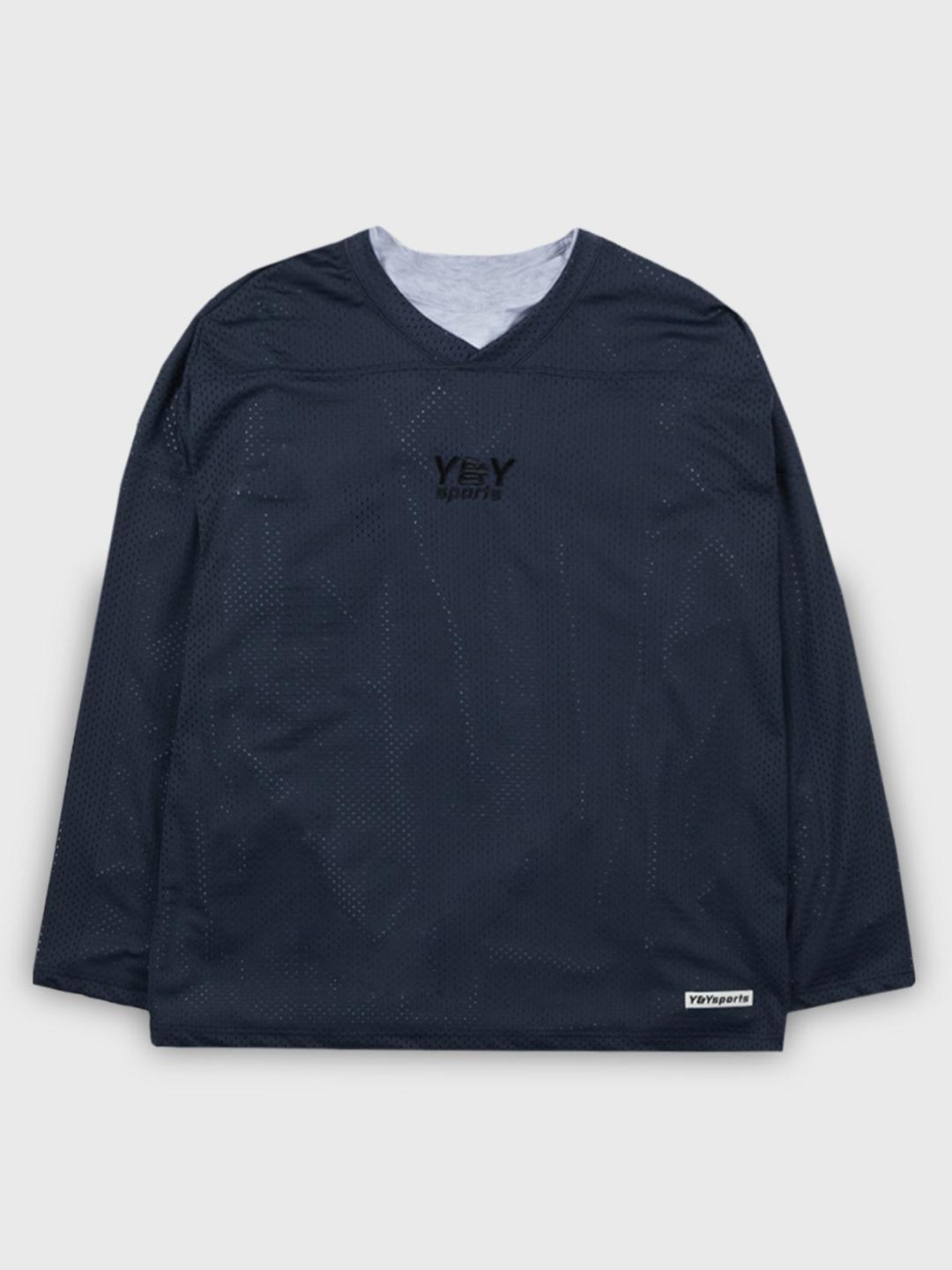 [Yin and Yang] SPORTS REVERSIBLE MESH JERSEY (CHARCOAL)