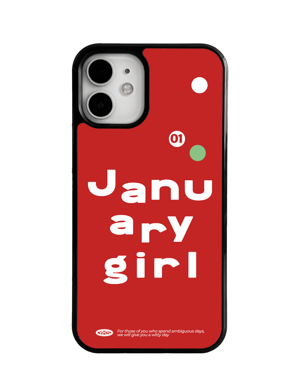 Monthly Girl case red (커스텀케이스/글라스 범퍼)