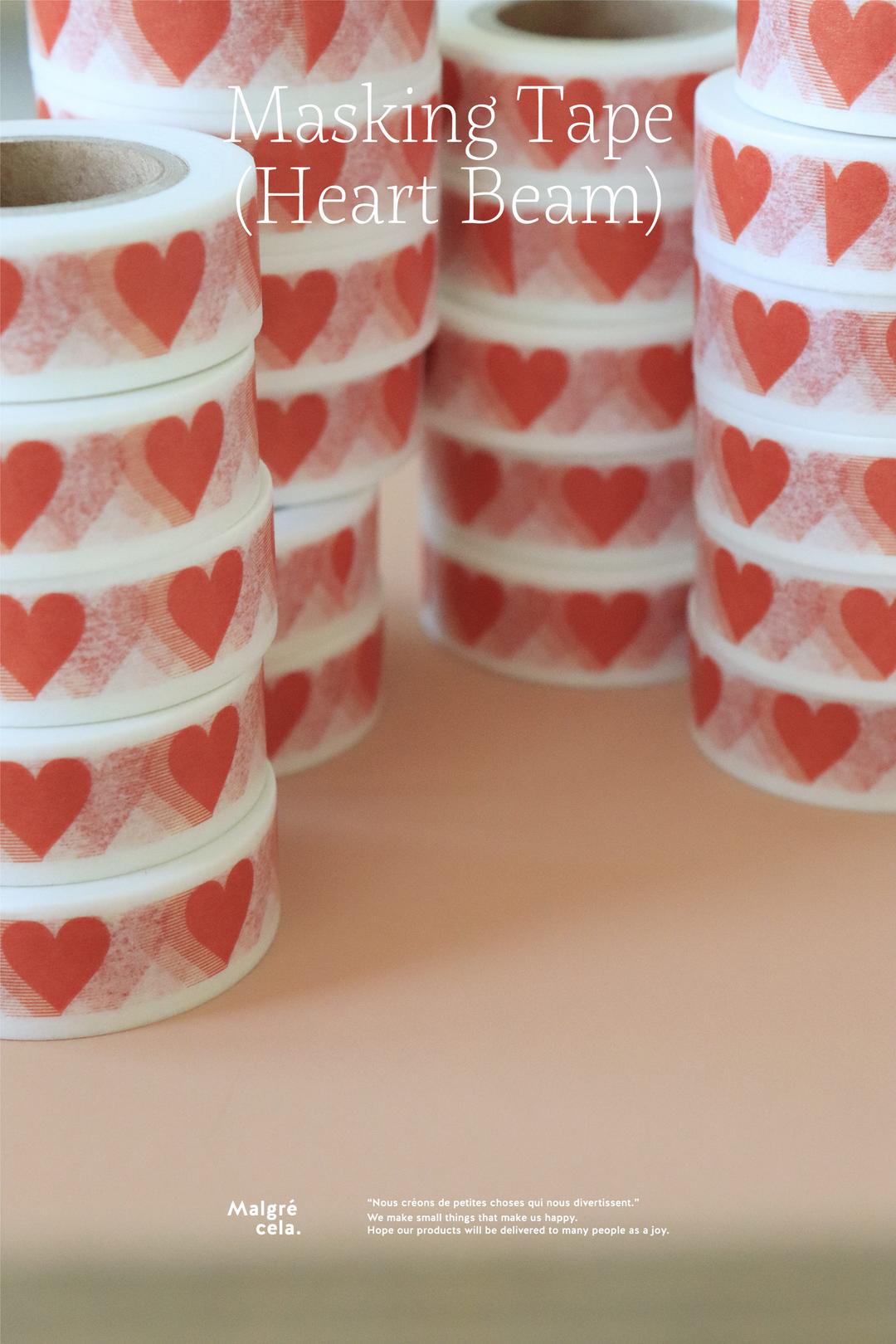 Masking tape - Heart beam