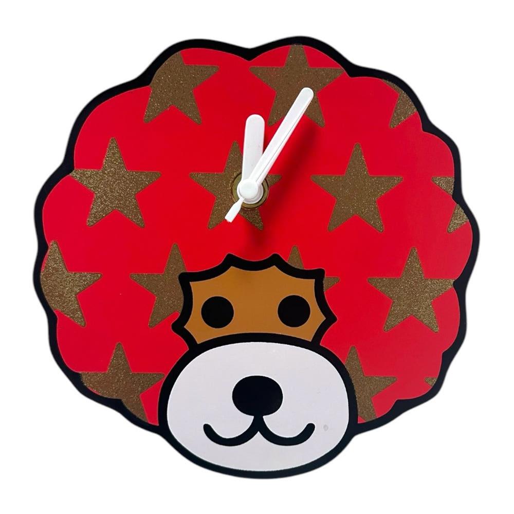 아프로켄 반짝이 벽시계 산엑스