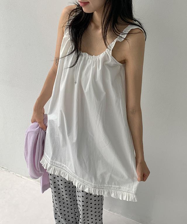 데일리쥬 [무료배송] 비엔디 셔링 프릴 미니 원피스