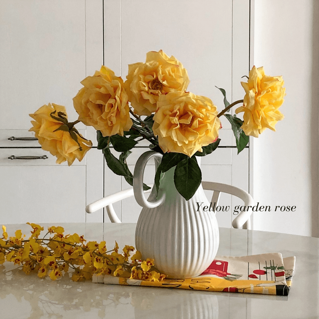 Yellow garden rose (1송이) -Amaranthine Blooms