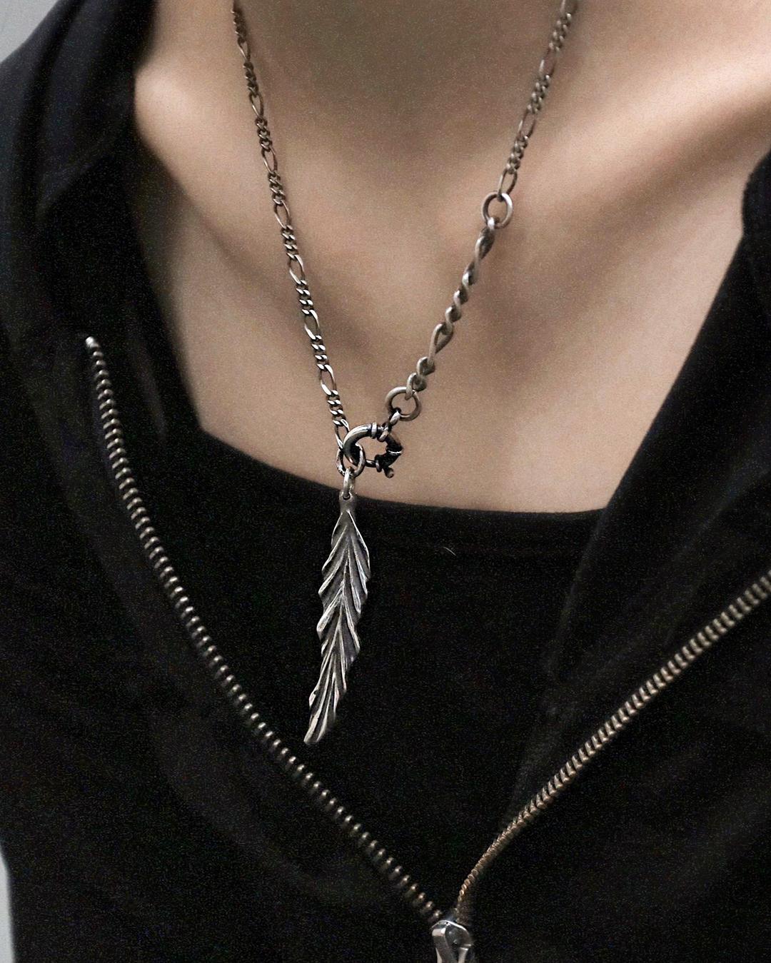 11/2 오후 8시 재입고  vintage feather necklace