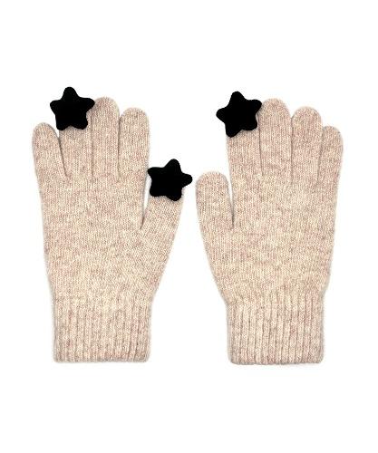 스타 울 장갑 [오트밀]