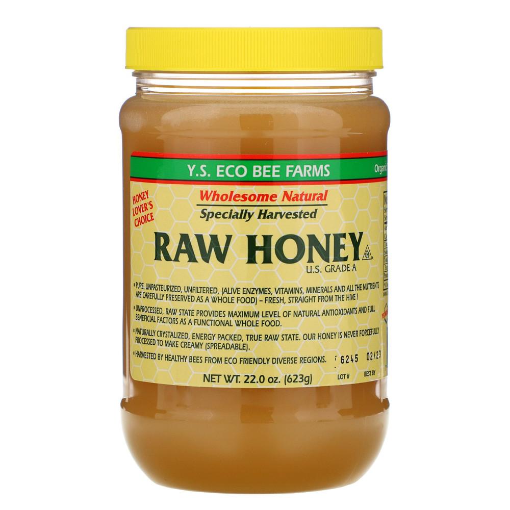 에코비팜스 로우 허니 강민경 꿀 꿀주 623g Eco Bee Farms Raw Honey [원산지:미국]