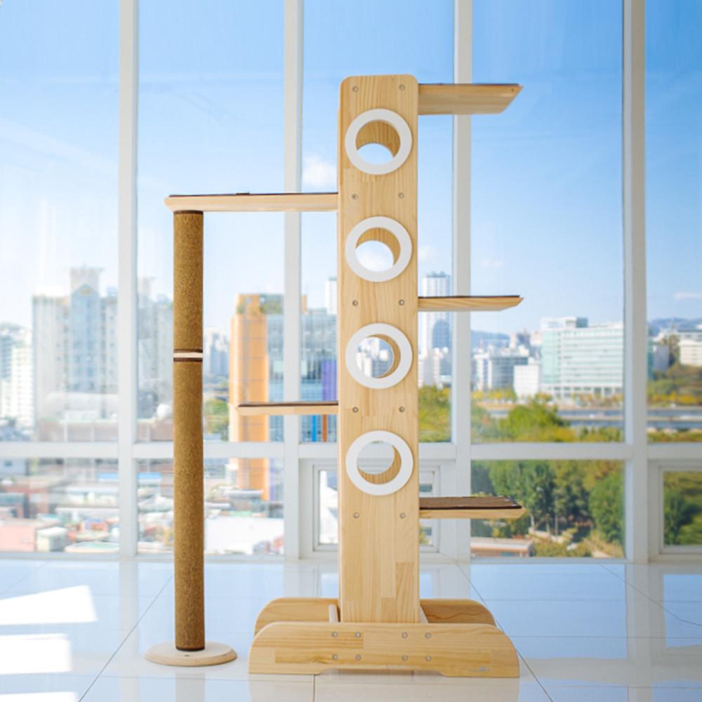 디어캣 링타워 원목 캣폴 캣타워 기본형