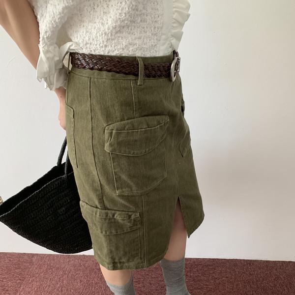 LONSLAN Workwear Pocket Skirt