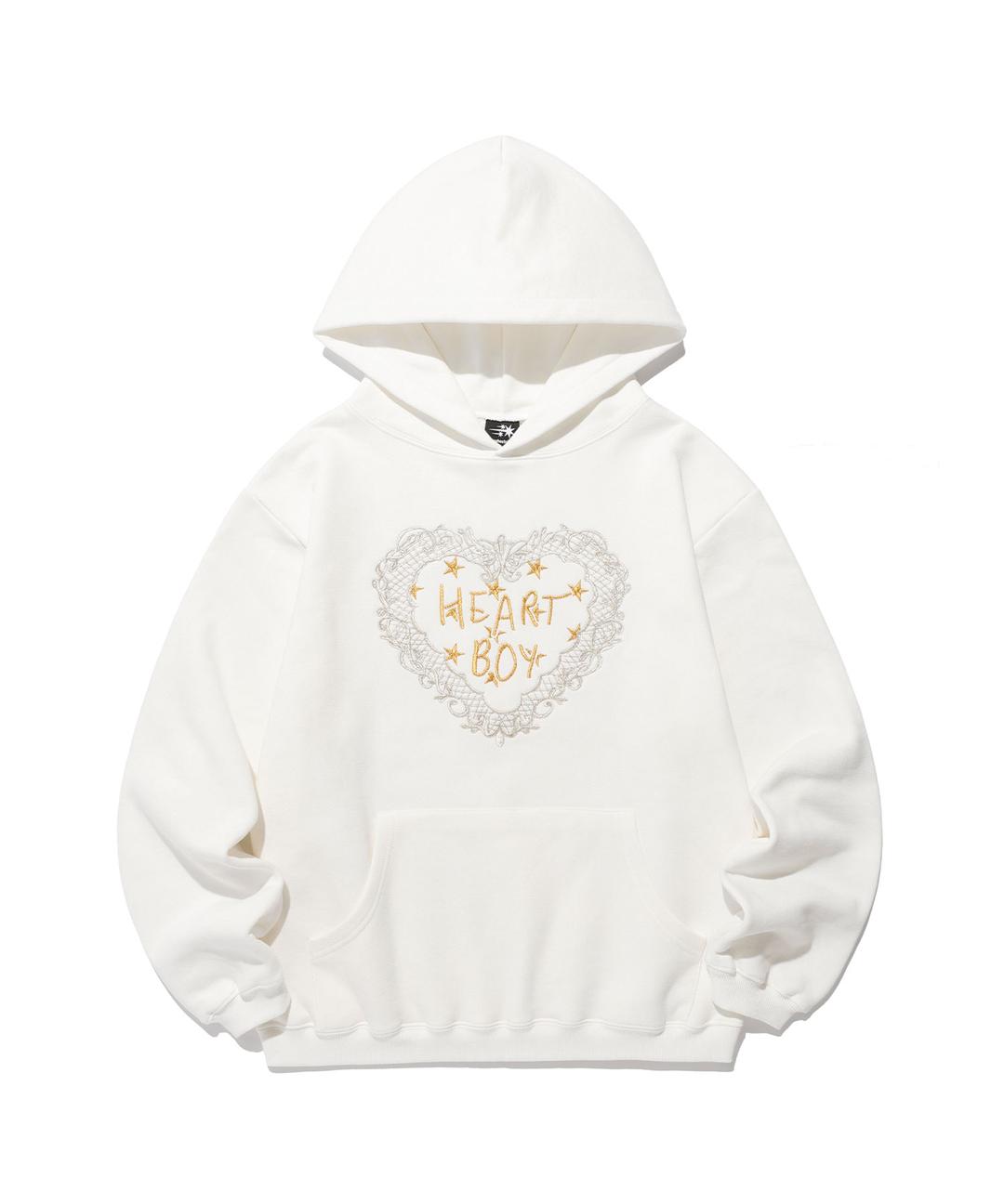 heart boy hoodie[white]