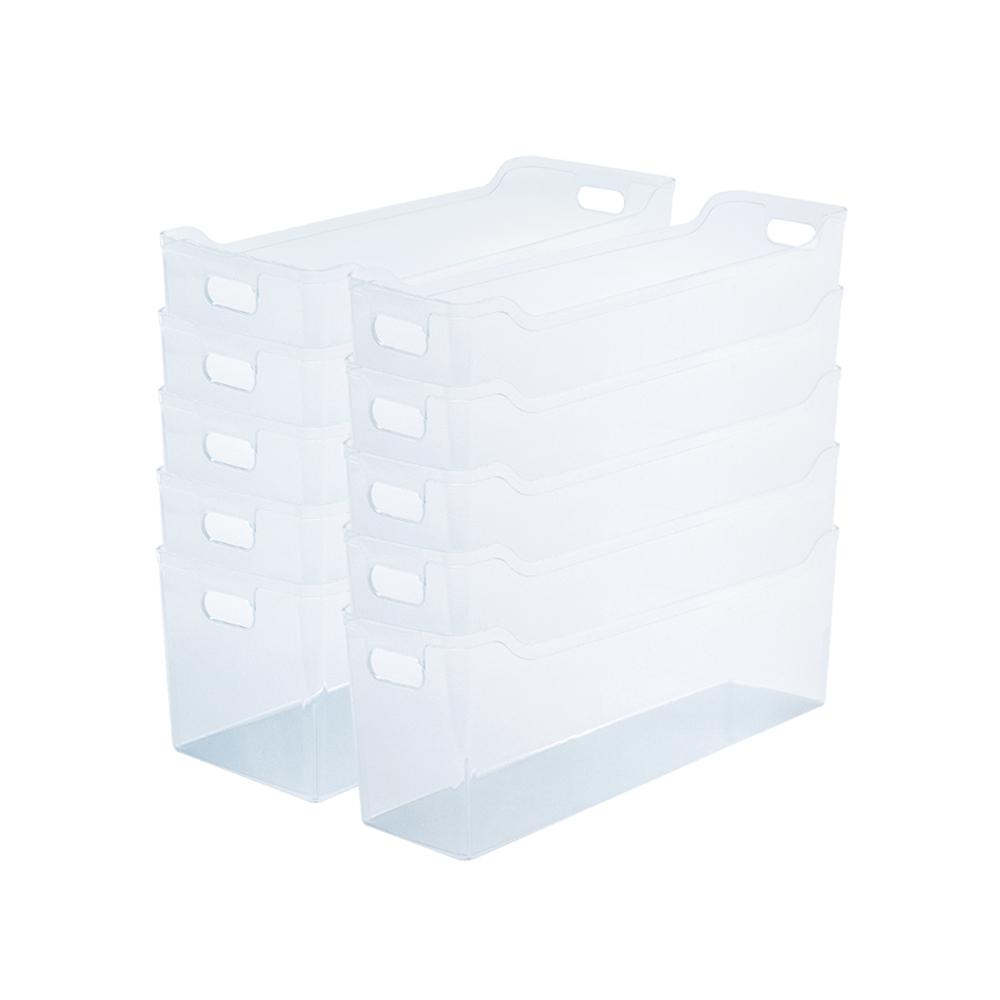 롱하프트레이대소 10개세트(투명)