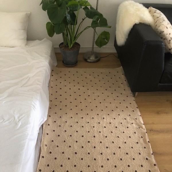 [3차 리오더 준비 중] 베이지 도트 러그