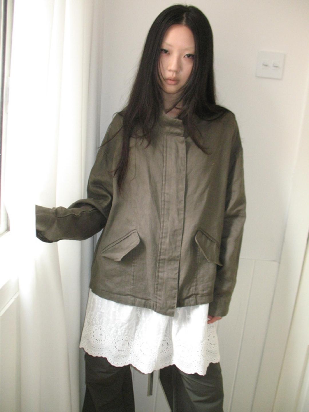 ang:project Vintage Linen Jacket