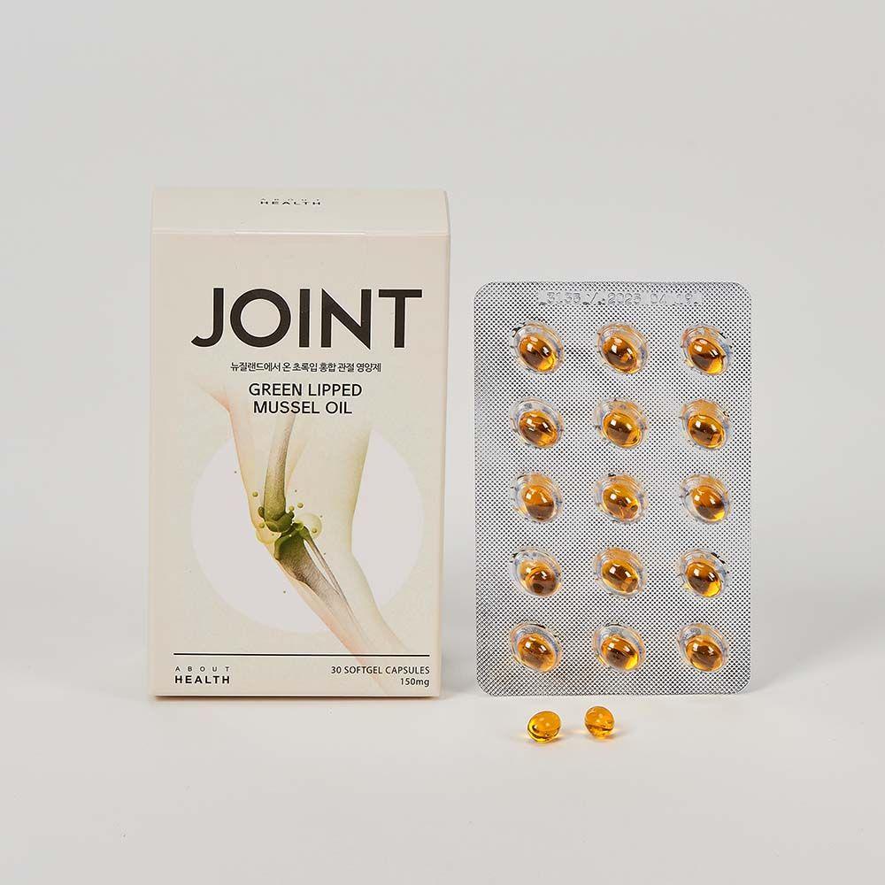 어바웃헬스 뉴질랜드 초록입홍합 관절영양제 30캡슐