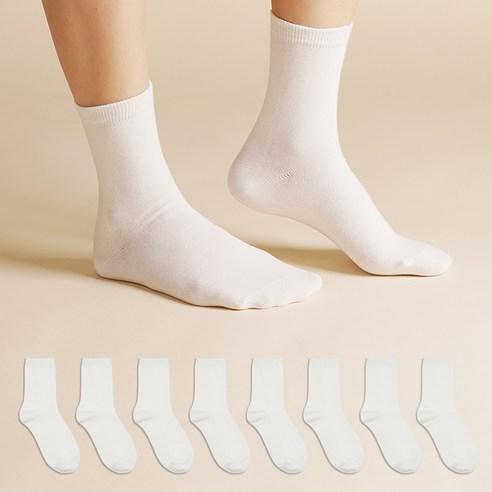 삭피엔스 여성용 프리미엄 무지 양말 8켤레 - 양말 | 쿠팡