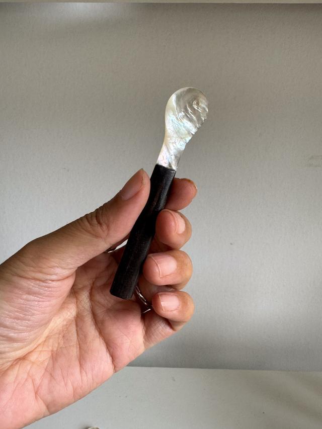 에보니 우드 솔트 스푼