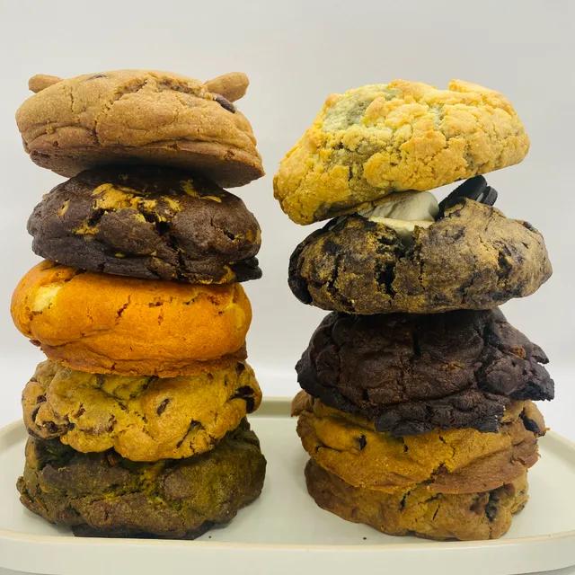 🎊신메뉴 밤티라미수쿠키 출시🎊대왕 수제 아메리칸 르뱅 쿠키🍪[딤플]