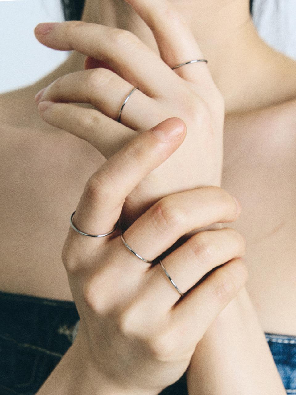 WIL402 Daily a Five-piece Ring[5SET]