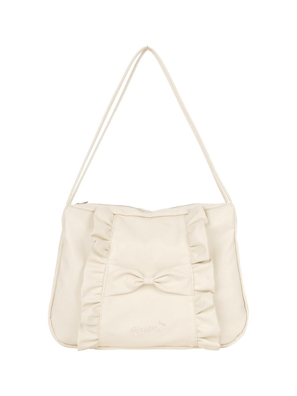 [8.8 배송시작] Classic ruffle bag_cream