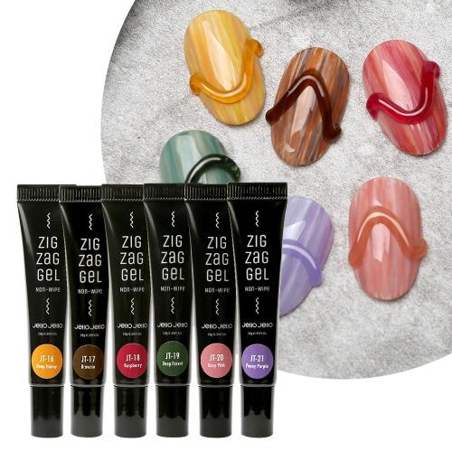 젤로젤로 논와이프 튜브젤 지그재그젤 무드 6종세트