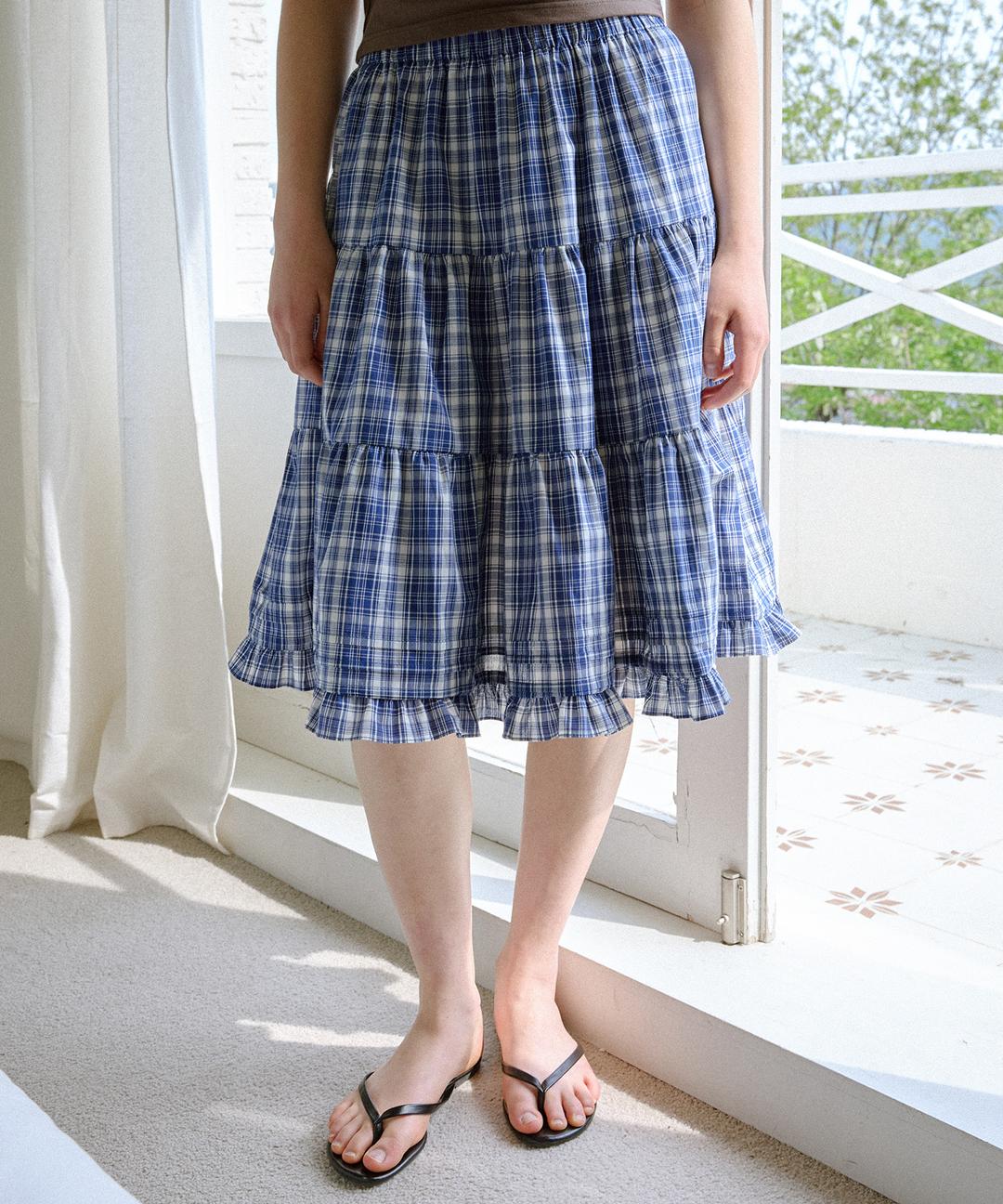 Bennys Cancan Midi Skirt ( Blue )