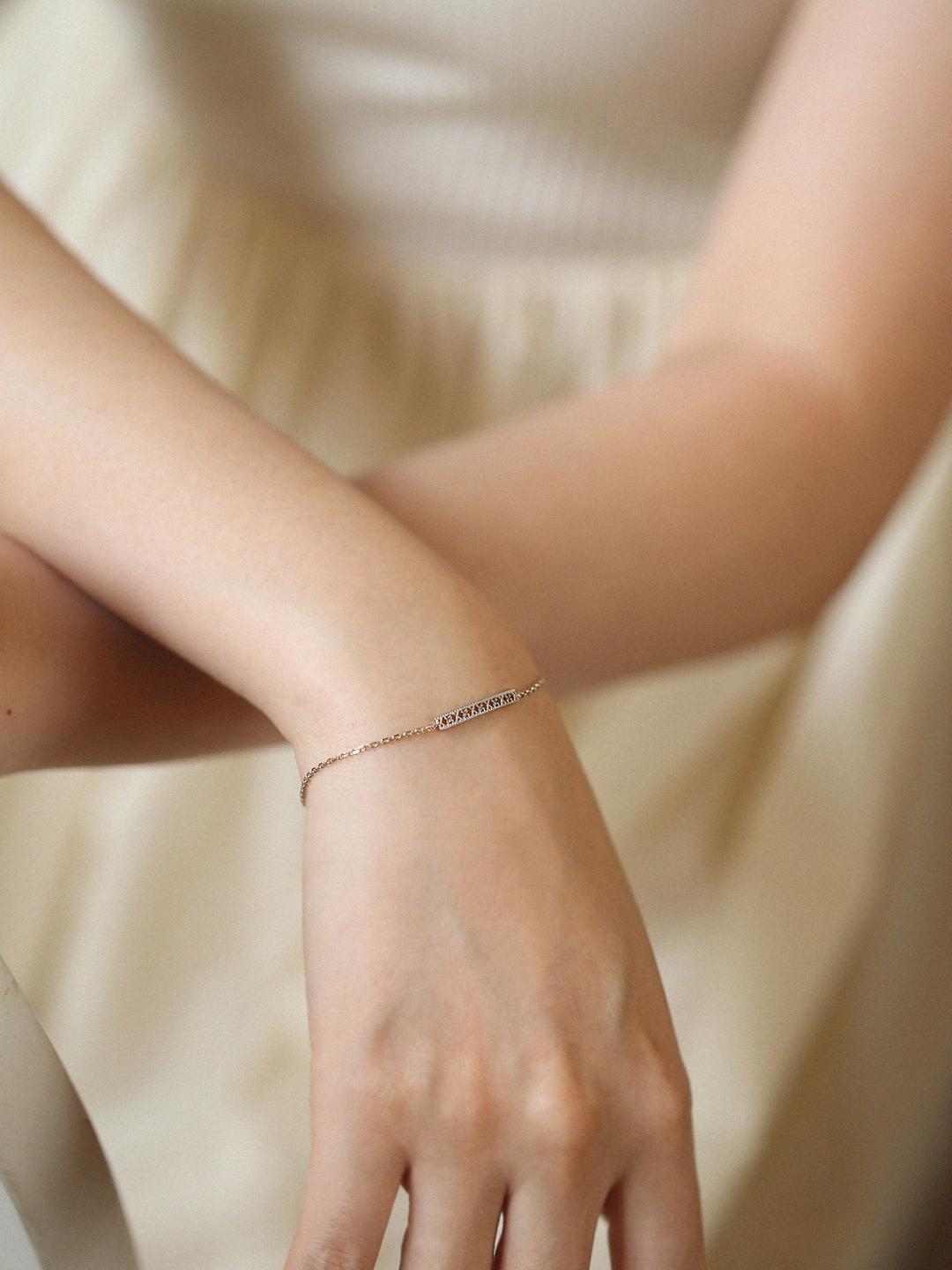 Amable cognac diamond bracelet