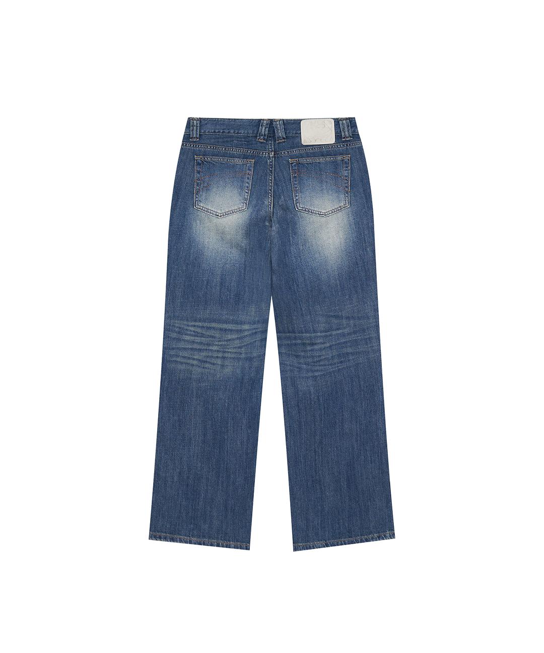 Hotfix Straight Jeans Blue