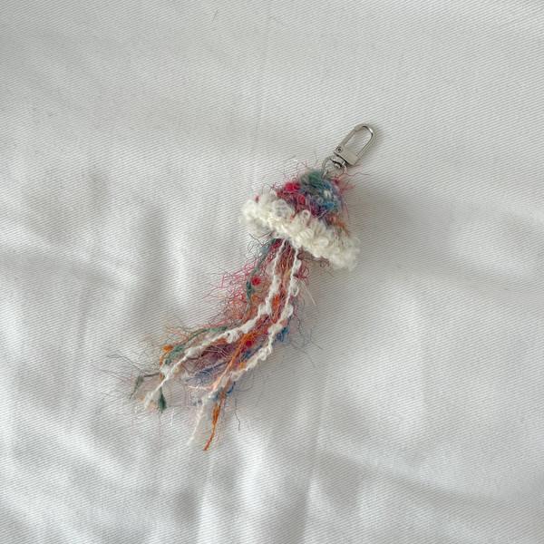 jellyfish keyring - Rainbow