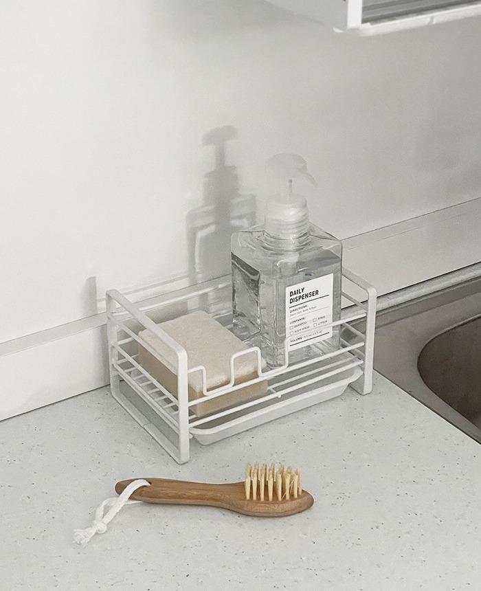 감성 주방 수세미 거치대