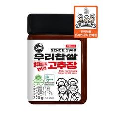 진미 글루텐프리 우리찹쌀 고추장 320g