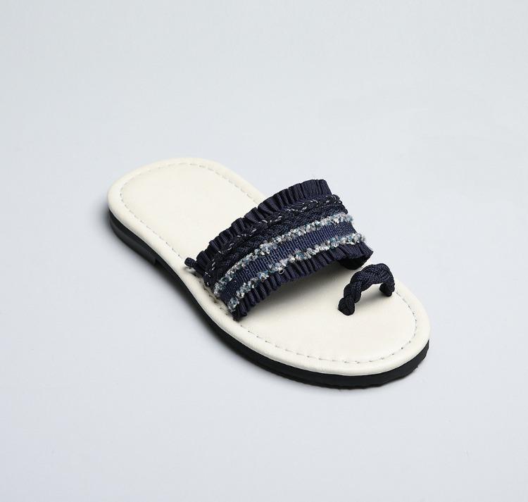 레이아 네이비화이트ㅤ[1.5CM]