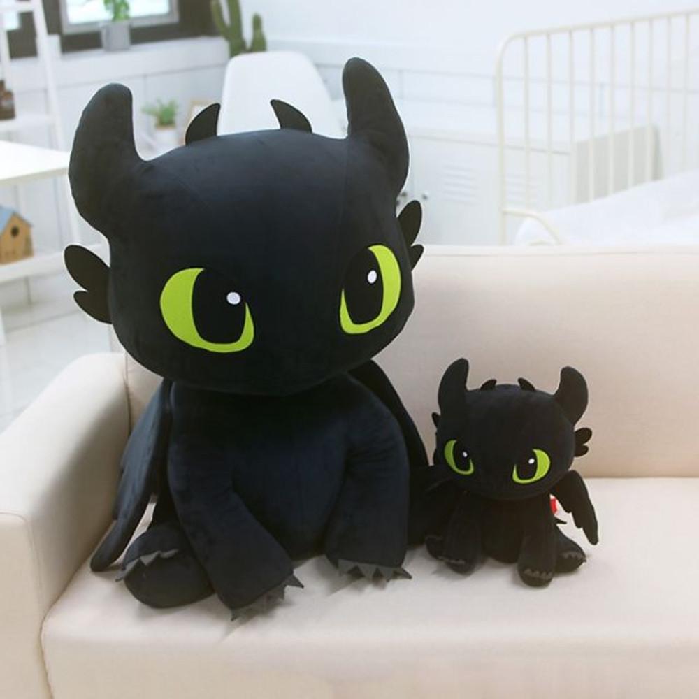 드래곤 길들이기 투슬리스 인형 초 대형 공룡 인형 60cm