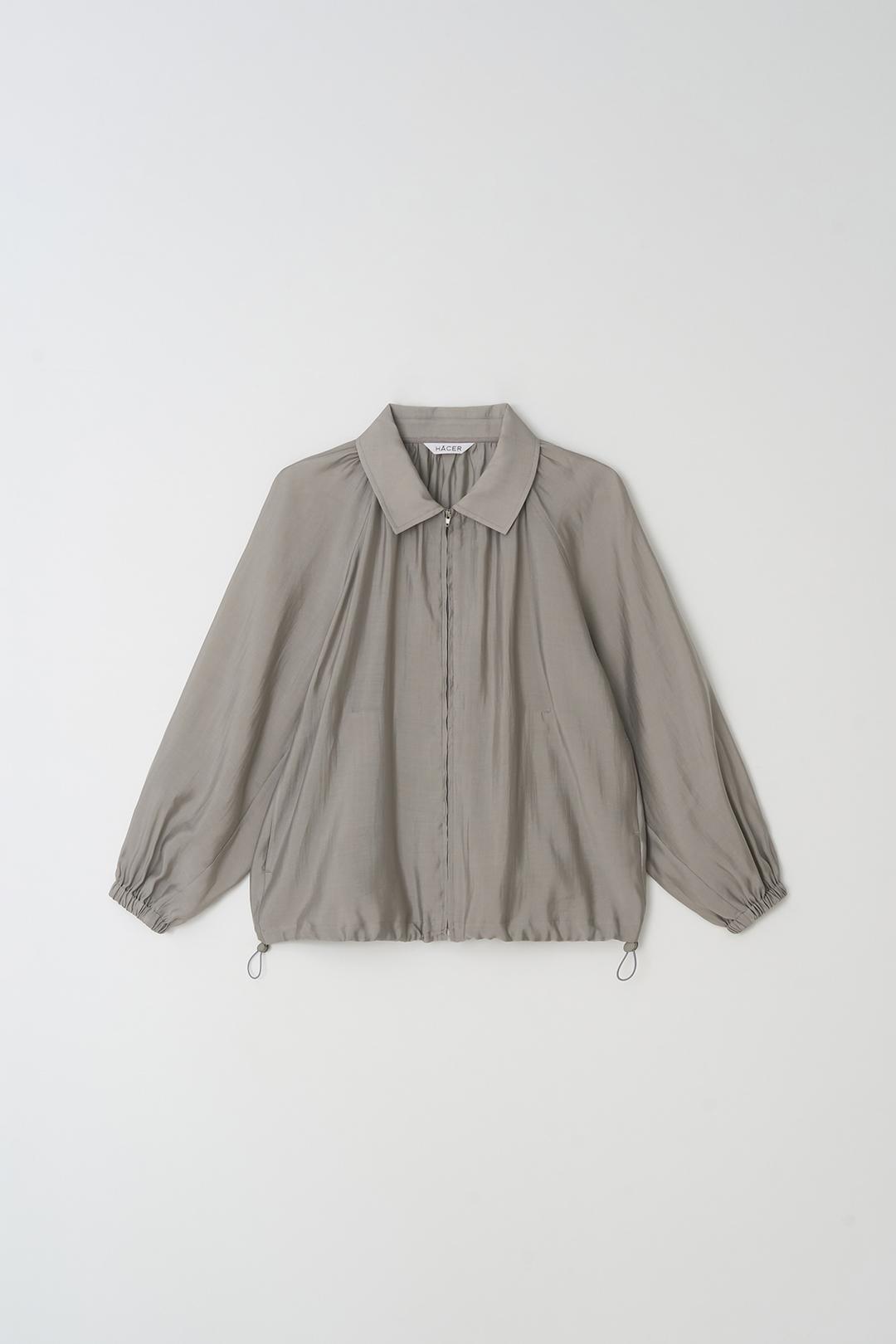 [2nd] Veil Shirring Blouson