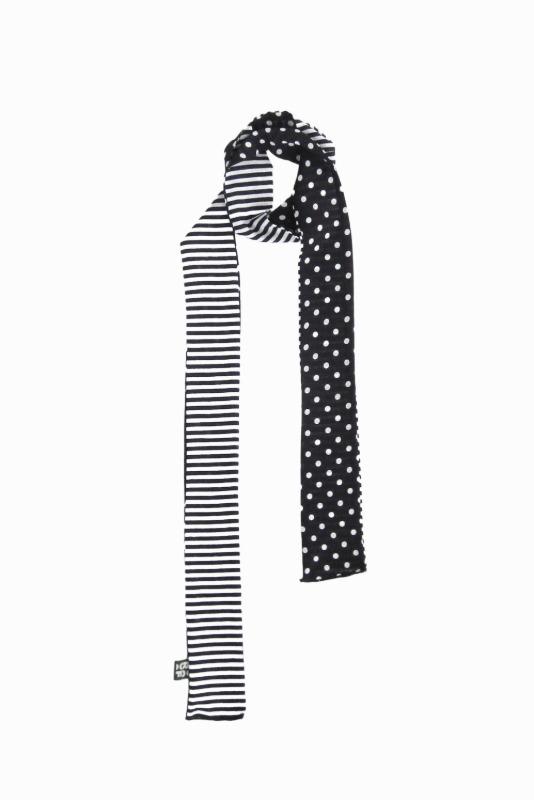 dot & stripe scarf