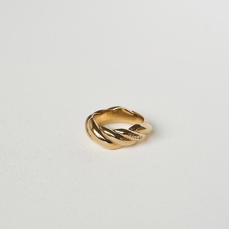 TRI-TWIST RING GOLD / SILVER