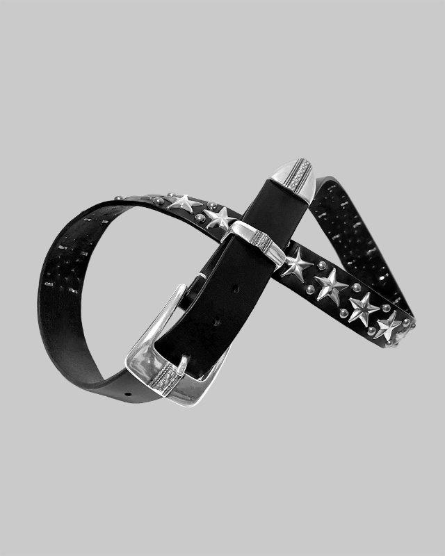 F.M Star Leather Belt