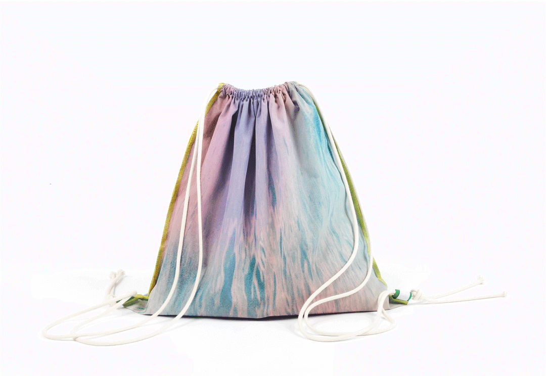 Multi color string bag